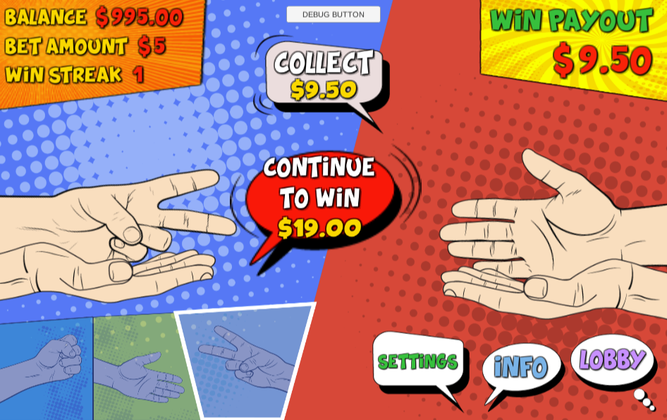 Rock, Paper, Scissors खेलें