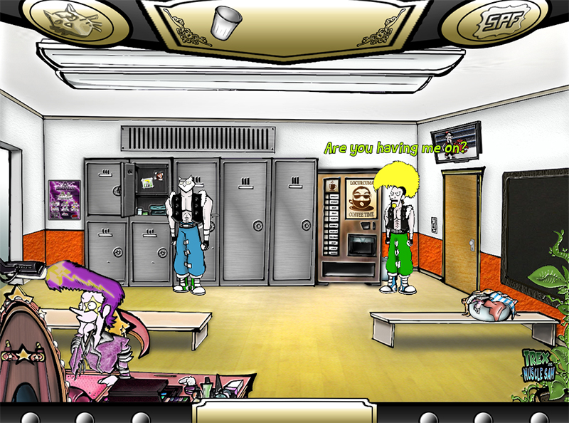 Play TREX and Muscle SAM: ANK!