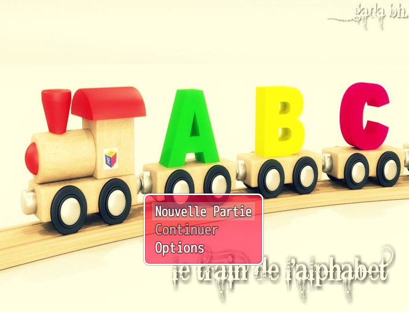 le train de l'alphabet  खेलें