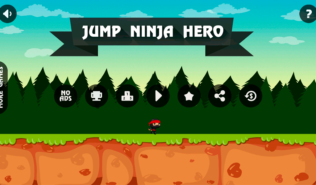 Jump Ninja Hero खेलें
