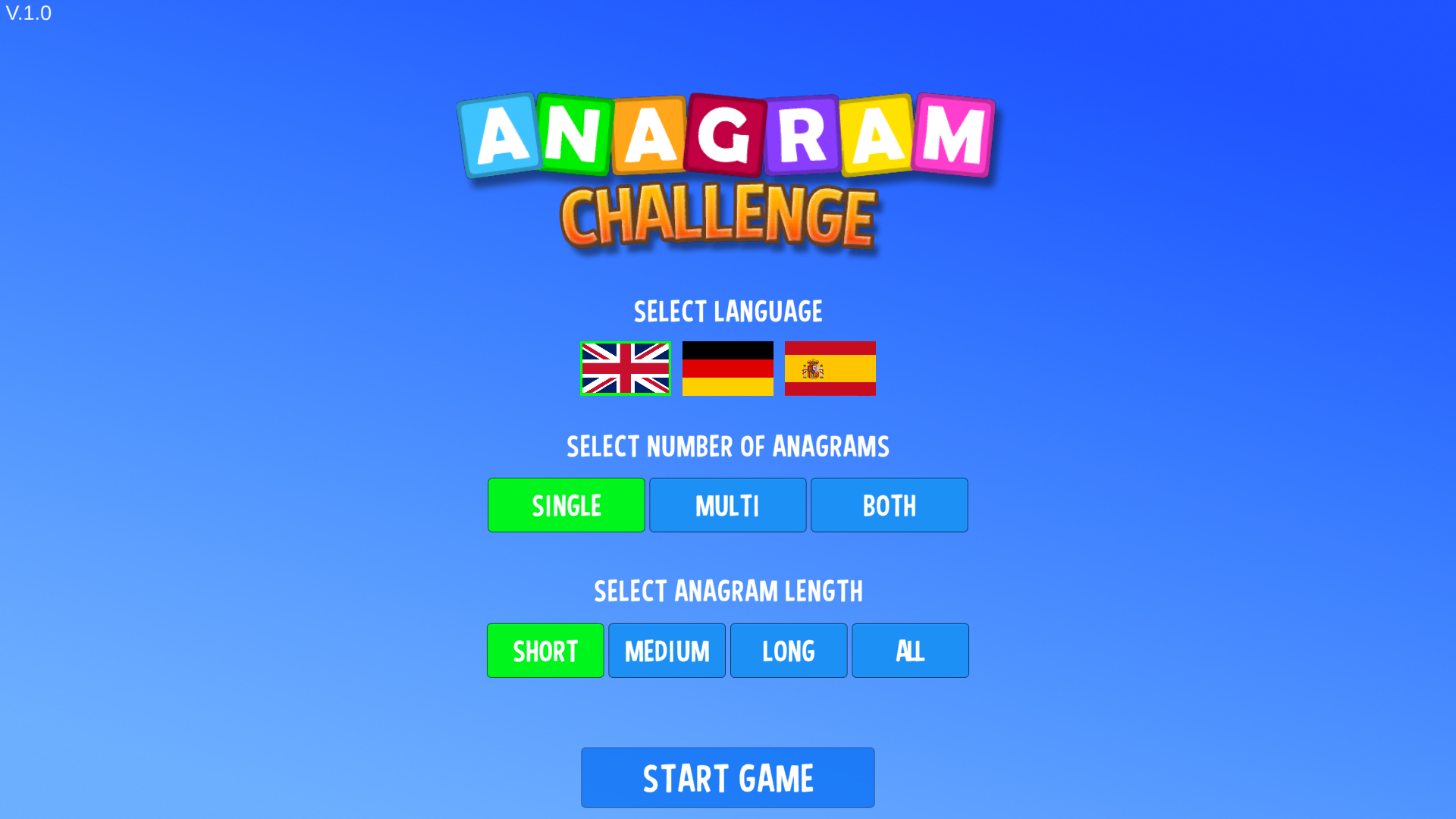 Anagram Challenge खेलें