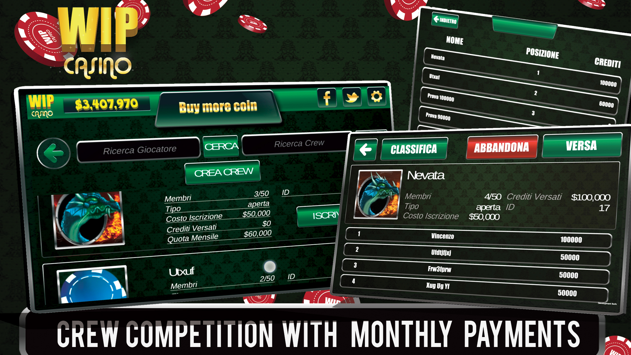 Wip Casino खेलें