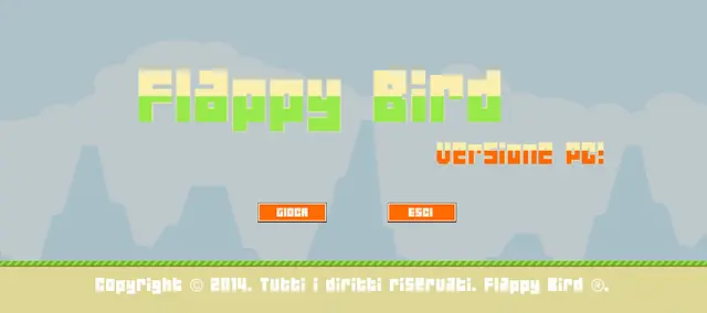 Play to Flappy Bird PC!