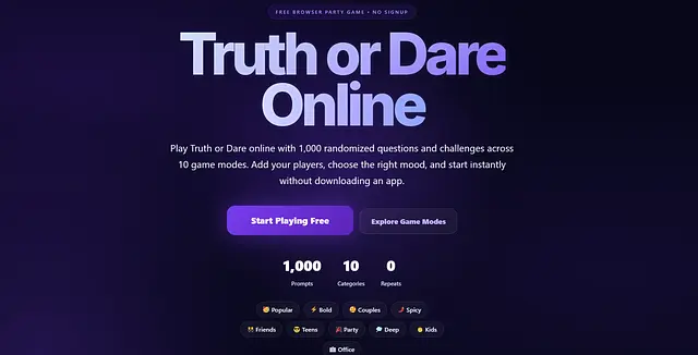 Play Truth or Dare Zone