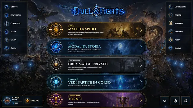Play Duel and fights