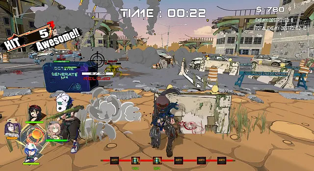 Machine Girls Overdrive - Screenshots