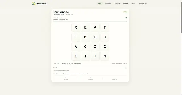 Play Squaredle