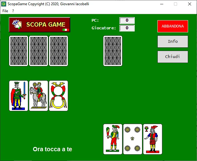 Play Scopa Game