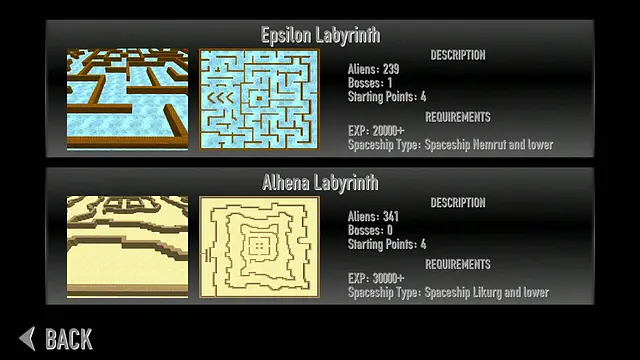 Labyrinth Space Shooter - Screenshots