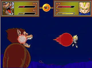 DB -US -Oozaru Fight - इमेज