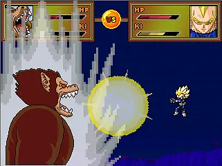 DB -US -Oozaru Fight - इमेज