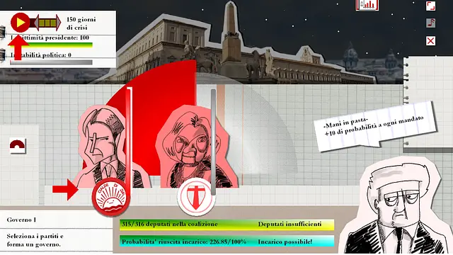 Crisi di Governo Sim. - इमेज
