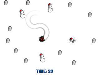 بازی آنلاین Snowmen Crasher