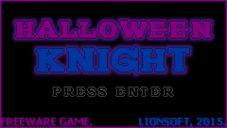 Играть Oнлайн Halloween Knight