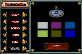 Online Spielen ARPG-customize the avatar