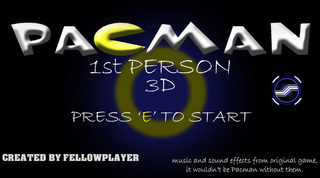بازی آنلاین Pacman 3D 1st Person