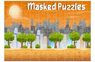 オンラインでプレイする Masked Puzzles Pro (Demo)