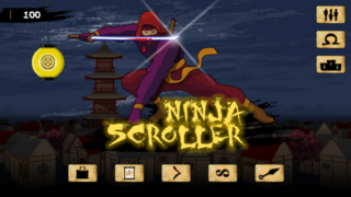 Играть Oнлайн Ninja Scroller
