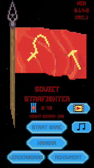 Играть Oнлайн Soviet Starfighter
