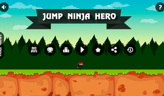 Играть Oнлайн Jump Ninja Hero