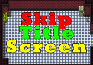Skip Title Screen Plugin