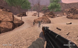 เล่นออนไลน์ Soldier of Sahara FPS web