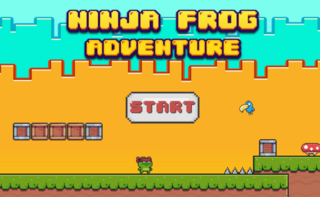 Грати онлайн Ninja Frog Adventure